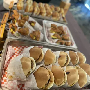 Breakfast sandwiches