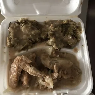 1. Chicken Wings Dinner