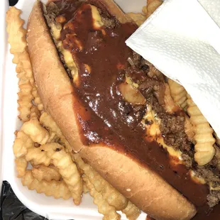 Boogaloo wonderland with fries