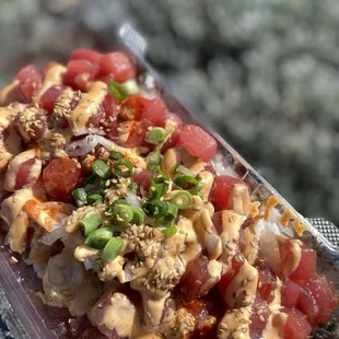 Loaded poke boat