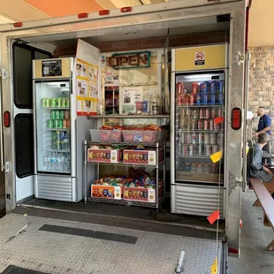 Storefront of their food truck.