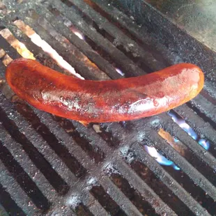 Honey Bourbon Brat! Delish!