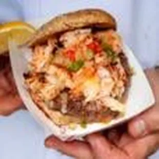 Creole Lobsta Cheeseburger