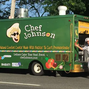 Da one and only, Chef Johnson's Johnson Truck