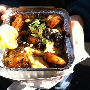 Blackened Shrimp &amp; Grits Johnson