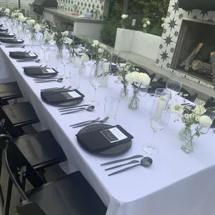 Wedding dinner for 30