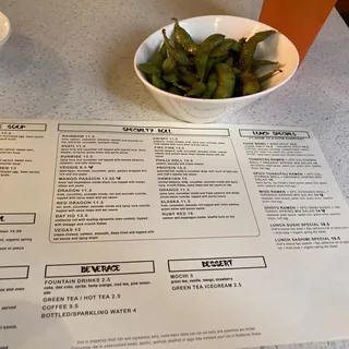 Garlic Edamame