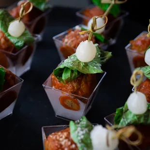 Italian Meatballs w/ Salsa Brava