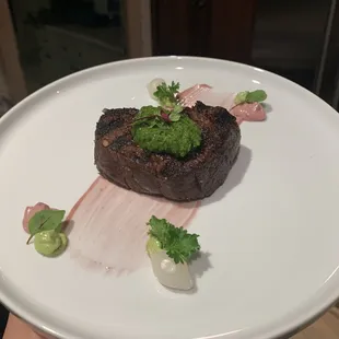 Tenderloin with Chimichurri Sauce