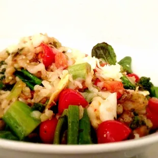 Parmesean Vegetable Brown Rice