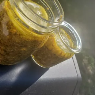 Homemade lemon scrub