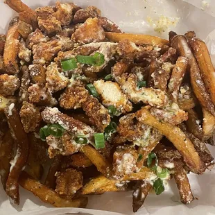 Loaded Parmesan fries