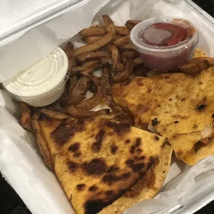 a meal in a container