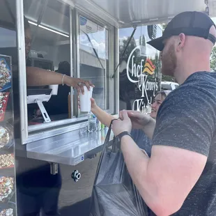 Serving at Lucky Dog Bark &amp; Brew Cornelius