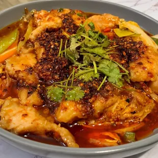 Sichuan Style Boiled Fish