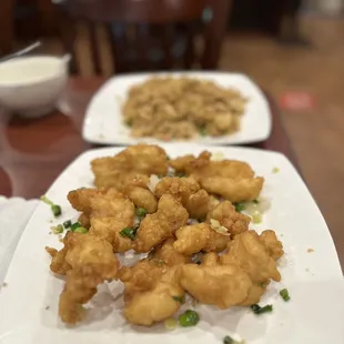 Salt &amp; pepper fish, combination fried rice (fly-lye.). I can say that.