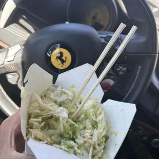 Chinese chicken salad is yummy