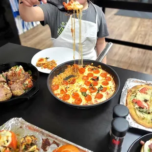 Pepperoni and Sausage Orzo Pizza - Italian Feast Class