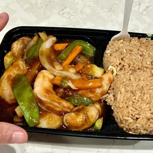 Szechuan shrimp