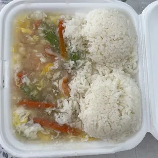 Shrimp w Lobster Sauce