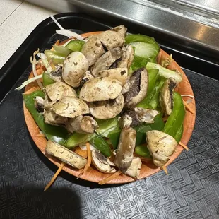 Make your own stir fry before noodles