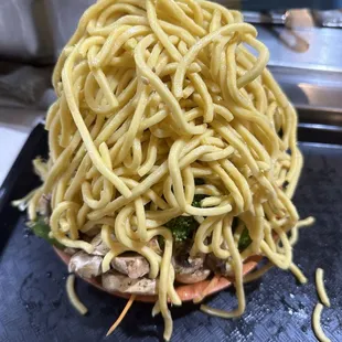 Make your own stir fry with noodles