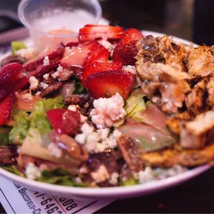 Strawberry chicken salad