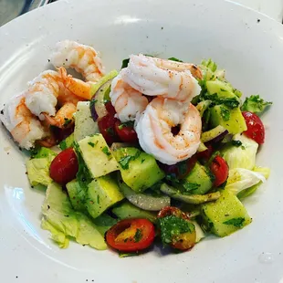 Marinated Shrimp Cucumber Salad