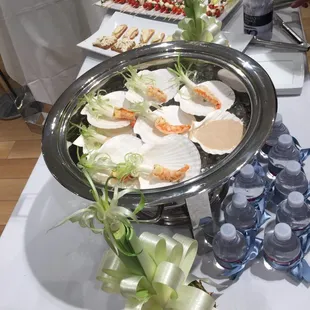 Shrimp in shells with champagne sauce! Delicious!