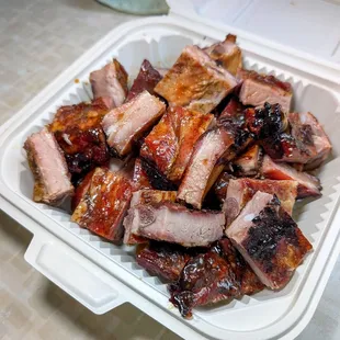 1 pound of bbq spareribs $16
