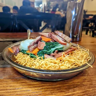 BBQ pork crispy noodles $13