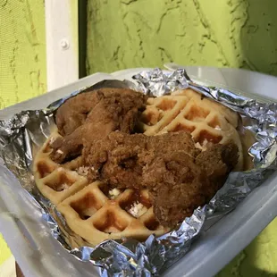 Chicken &amp; Waffles