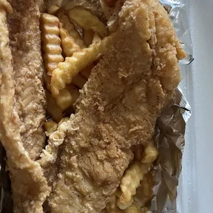 Fried fish combo