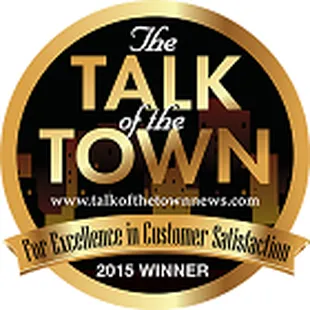 Talk of the Town Award for 5 years running!