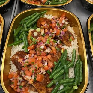 Blackened Tilapia topped with an amazing Tomato Relish