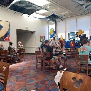 decor inside the restaurant
