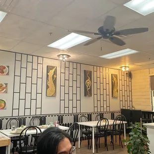 the interior of a restaurant