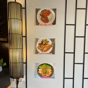 a variety of dishes