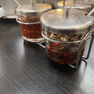 Homemade chili sauces