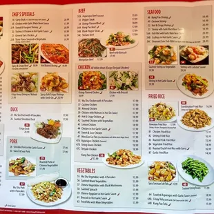 Menu - April 2023