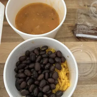 Rice n beans and bean soup