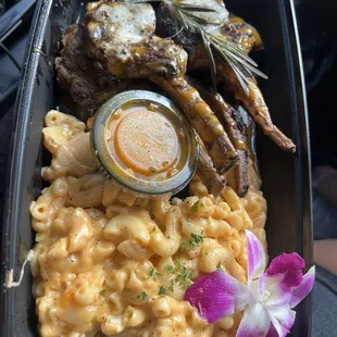 Lamb chops and Mac!!