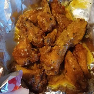 Garlic parmesan wings