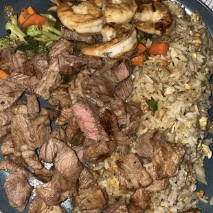 Steak and shrimp