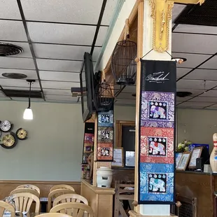 the restaurant&apos;s interior