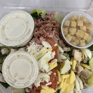 Cobb Salad w/Extra Ranch Dressing