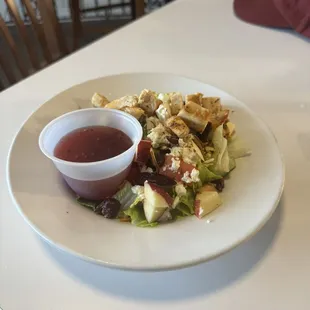 Half a salad. Sharing is caring