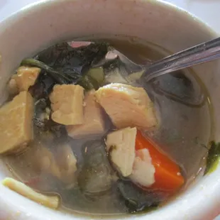 chicken Florentine soup-A+