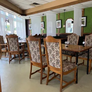 Comfortable dining area