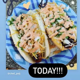 Bacon wrapped hot dogs